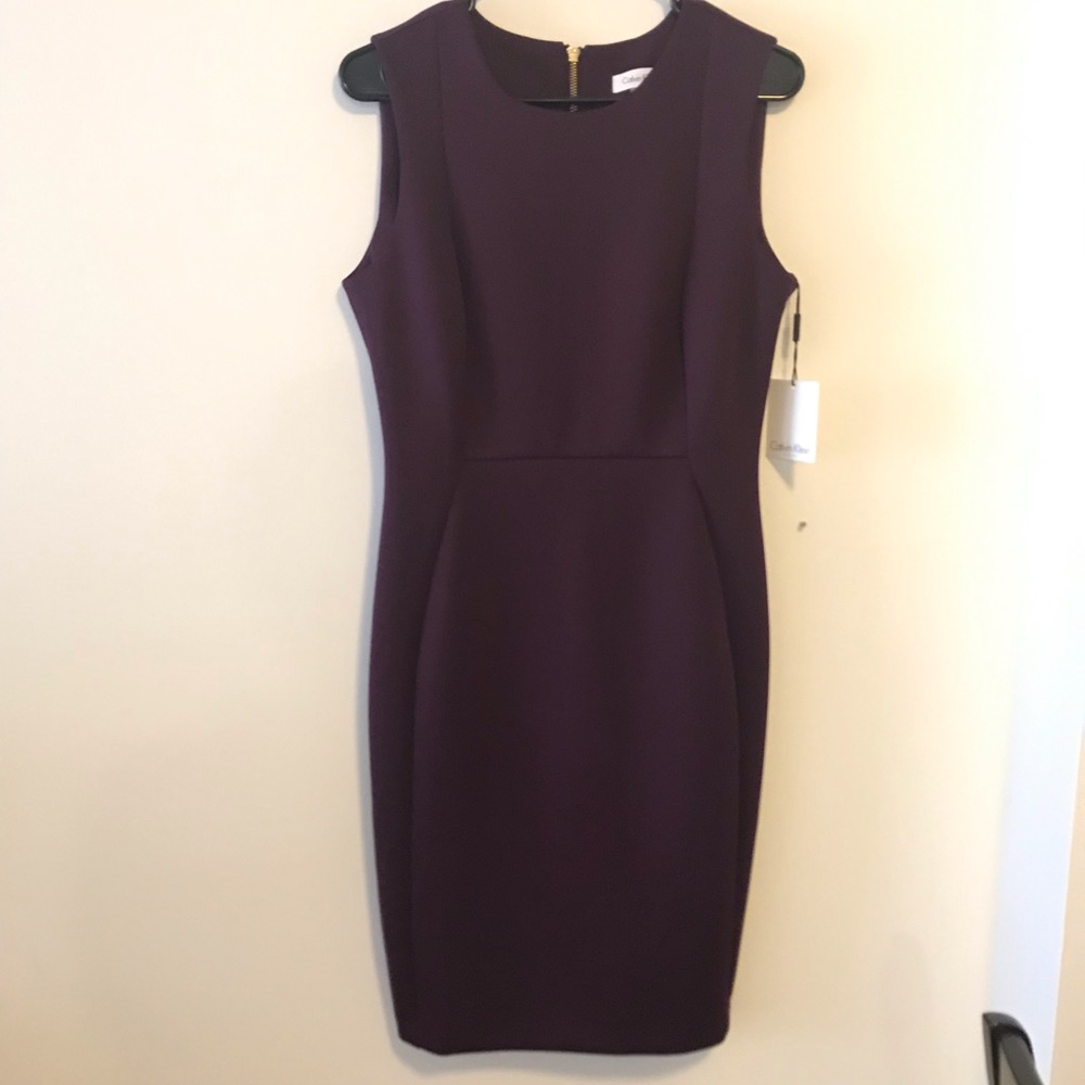 Calvin Klein Dark Purple Dress